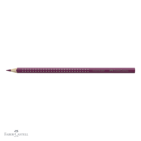 Creion colorat Faber-Castell Grip Magenta, forma triunghiulara ergonomica, pentru copii [3]
