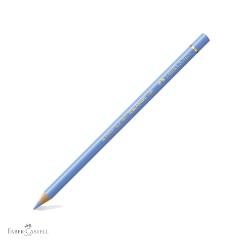 Creioane colorate permanente - Creion colorat Faber-Castell Polychromos Albastru Cer, mina 3.8 mm pe baza de ceara, rezistent la apa, pentru artisti
