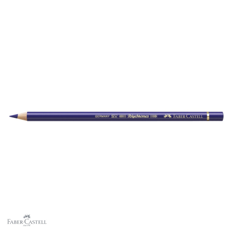 Creion colorat Faber-Castell Polychromos albastru-mov, mina 3.8 mm pe baza de ceara, pentru artisti [3]