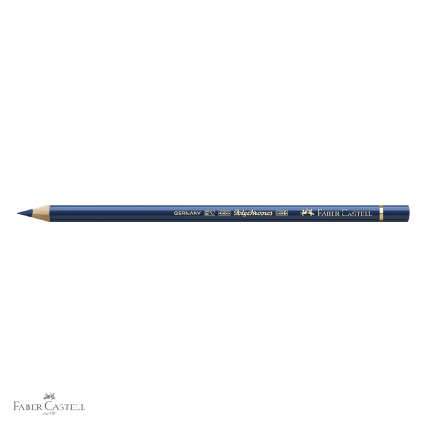 Creion colorat Faber-Castell Polychromos Albastru Prussia, mina groasa pe baza de ceara, pentru artisti [3]