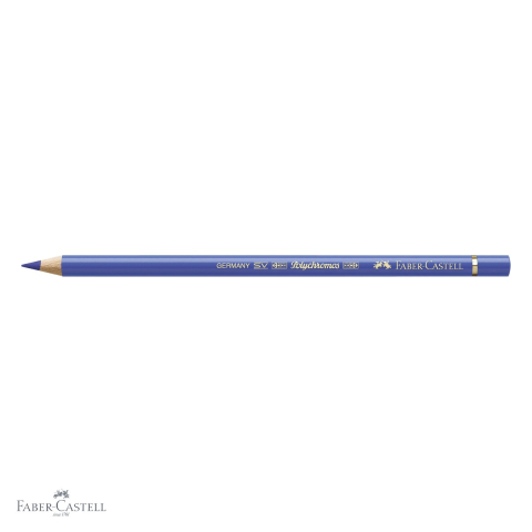 Creion colorat Faber-Castell Polychromos albastru ultramarin, mina moale pe baza de ceara, pentru artisti [3]