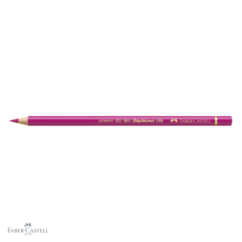 Creion colorat Faber-Castell Polychromos Fuchsia, mina moale pe baza de ceara, rezistent la apa, pentru artisti [3]