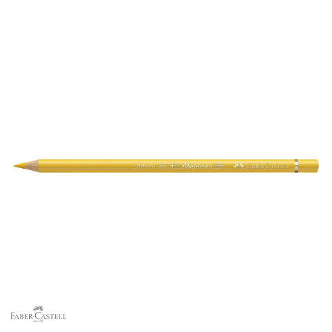 Creion colorat Faber-Castell Polychromos galben cadmium inchis, mina moale pe baza de ceara, pentru artisti [3]