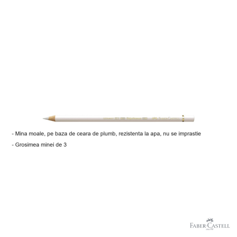 Creion colorat Faber-Castell Polychromos, gri cald I, mina moale pe baza de ceara, pentru arta si grafica profesionala [1]