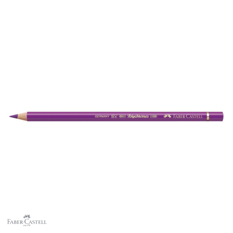 Creion colorat Faber-Castell Polychromos purpuriu, mina moale pe baza de ceara, rezistent la apa, pentru desen artistic [3]