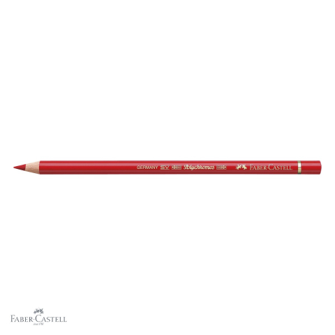Creion colorat Faber-Castell Polychromos rosu deschis, mina pe baza de ceara, rezistent la apa, pentru artisti [3]