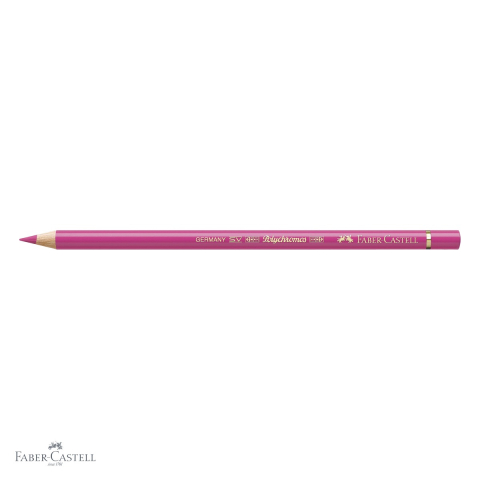 Creion colorat Faber-Castell Polychromos roz purpuriu deschis, mina moale pe baza de ceara, pentru artisti [3]