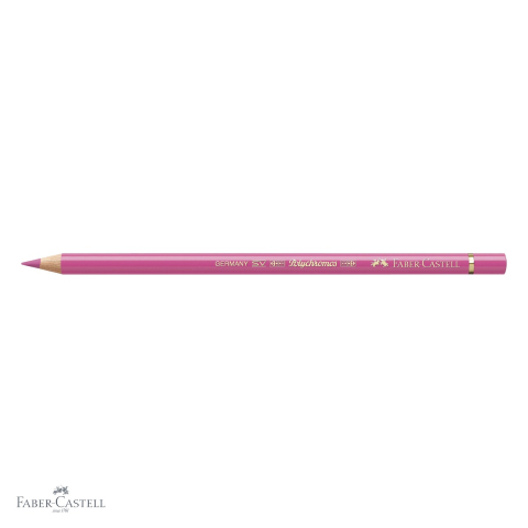 Creion colorat Faber-Castell Polychromos roz stalactita, mina 3.8 mm, rezistent la apa, pentru artisti [3]