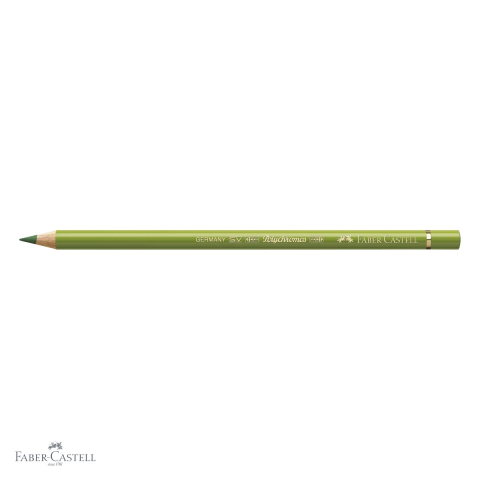Creion colorat Faber-Castell Polychromos verde galbui-pamant, mina moale pe baza de ceara, pentru arta si grafica [3]