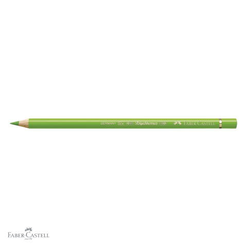 Creion colorat Faber-Castell Polychromos verde iarba, mina 3.8 mm pe baza de ceara, pentru artisti [3]