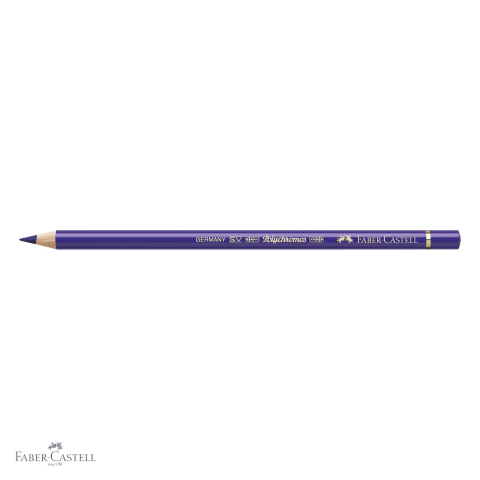 Creion colorat Faber-Castell Polychromos violet-albastru, mina moale pe baza de ceara, rezistent la apa, pentru desen artistic [3]