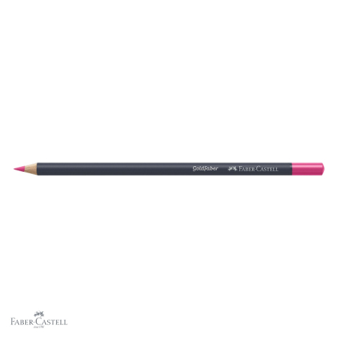 Creion colorat fucsia Faber-Castell Goldfaber 123, mina intens pigmentata, pentru desen si arta [3]