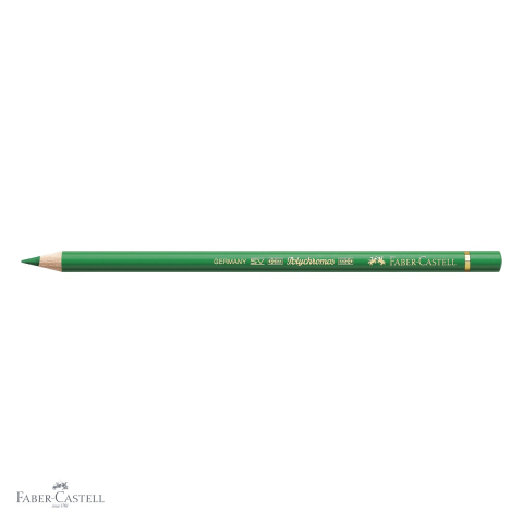 Creion colorat Polychromos Faber-Castell, verde smarald, mina moale pe baza de ceara, pentru artisti [3]