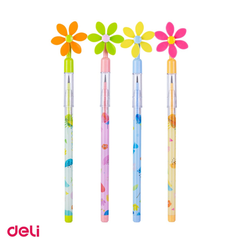 Creion Deli, grafit fara ascutire model floare comiko [4]