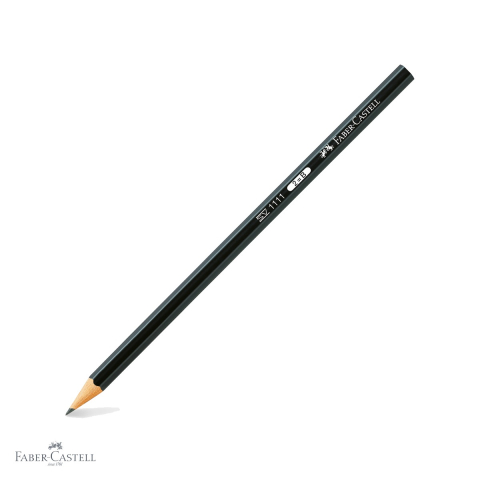 Creioane si ascutitori - Creion grafit Faber-Castell 1111, mina 2B, forma hexagonala, fara guma, pentru desen si schite