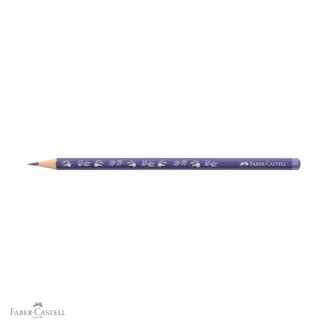 Creion grafit Faber-Castell Dinozauri HB, forma ergonomica triunghiulara, fara guma, pentru copii [3]