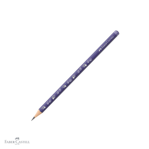 Produse EmagMarketplace - Creion grafit Faber-Castell Dinozauri HB, forma ergonomica triunghiulara, fara guma, pentru copii