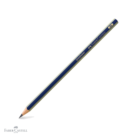 Creioane si ascutitori - Creion grafit Faber-Castell Goldfaber 1221, duritate 3H, forma hexagonala, fara guma, pentru desen tehnic si scriere de precizie