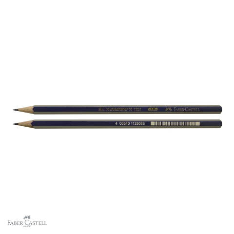 Creion grafit Faber-Castell Goldfaber 1221, mina 6B, forma hexagonala, fara guma, pentru desen artistic [3]