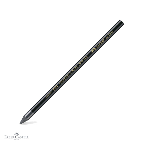 Desen grafit si carbune - Creion grafit fara lemn Faber-Castell Pitt Monochrome HB, pentru nuante expresive si acoperire suprafete mari
