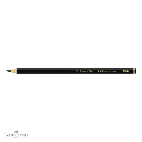 Creion grafit mat 6B Faber-Castell Pitt, ultra-mat fara reflexii, pentru desen si schite artistice [3]