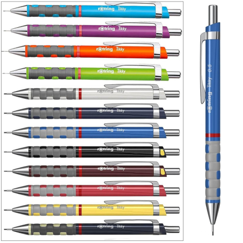 Creion Mecanic 0.5mm cu Design Ergonomic pentru Scris si Desen, cu Finisaj Albastru Calm si Profesional [4]