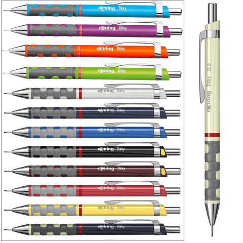 Creion Mecanic 0.5mm cu Design Ergonomic pentru Scris si Desen, cu Finisaj Ivory Rafinat si Elegant [4]