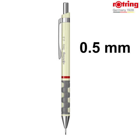 Creion Mecanic 0.5mm cu Design Ergonomic pentru Scris si Desen, cu Finisaj Ivory Rafinat si Elegant [1]