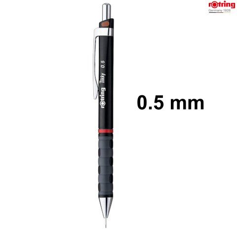 Creion Mecanic 0.5mm cu Design Ergonomic pentru Scris si Desen, cu Finisaj Negru Clasic [1]