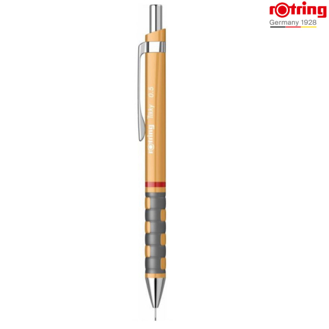 Creion Mecanic 0.5mm cu Design Ergonomic pentru Scris si Desen, cu Finisaj Portocaliu [2]