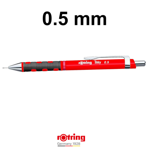 Creion Mecanic 0.5mm cu Design Ergonomic pentru Scris si Desen, cu Finisaj Rosu Vibrant [1]