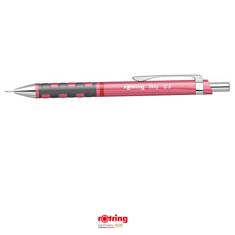 Creion Mecanic 0.5mm cu Precizie Superioara pentru Desen Tehnic, Scris si Notite, cu Grip Ergonomic si Design Roz Modern, Tikky 3 Sidefat, Rotring [2]