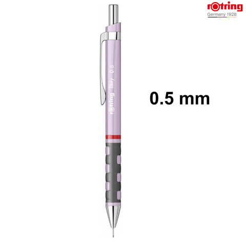 Creion Mecanic 0.5mm cu Tehnologie Avansata pentru Desen Tehnic, Scris si Creatie, cu Grip Ergonomic si Finisaj Mov Modern, Tikky 3 Sidefat, Rotring [1]