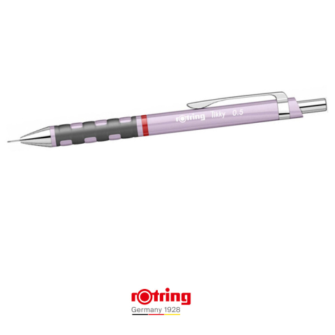 Creion Mecanic 0.5mm cu Tehnologie Avansata pentru Desen Tehnic, Scris si Creatie, cu Grip Ergonomic si Finisaj Mov Modern, Tikky 3 Sidefat, Rotring [2]