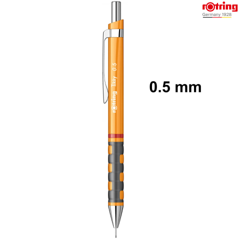 Creion Mecanic 0.5mm pentru Scris, Desen si Birou, cu Design Portocaliu Deschis si Ergonomie Superioara, Tikky 3, Rotring [1]