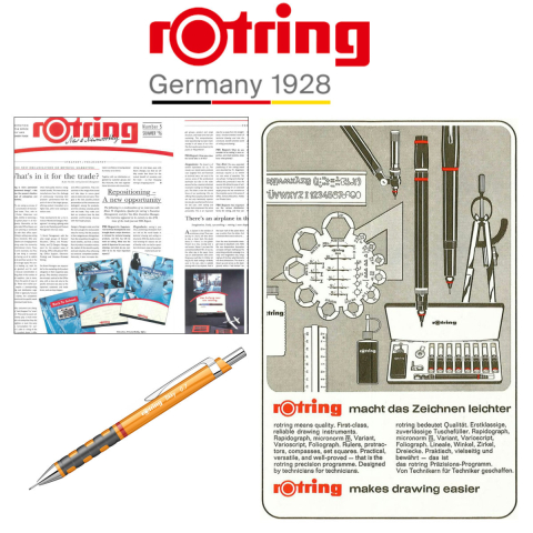 Creion Mecanic 0.7mm cu Design Modern si Grip Ergonomic pentru Scris, Creativitate si Energie Pozitiva, Rotring Tikky 3 Portocaliu Deschis [4]