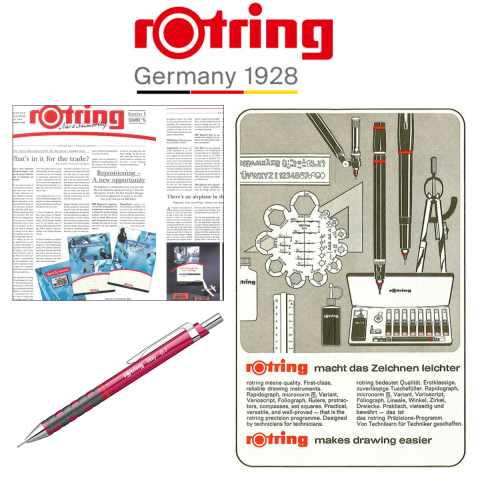 Creion Mecanic 0.7mm cu Design Modern si Grip Ergonomic pentru Scris, Creativitate si Stil Indraznet, Rotring Tikky 3 Magenta [4]