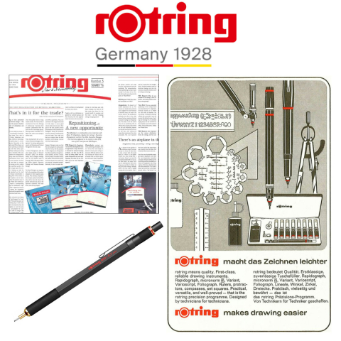 Creion Mecanic 0.7mm cu Mecanism Twist-Click pentru Desen Tehnic si Scris, cu Accesorii Placate cu Aur 23K [4]