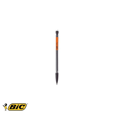 Creioane si ascutitori - Creion mecanic Bic Matic 0.7 mm, corp hexagonal transparent, cu radiera, pentru birou si scoala