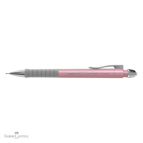 Creion mecanic Faber-Castell Apollo 2024 Rose Shadow 0.7mm cu grip ergonomic triunghiular [3]
