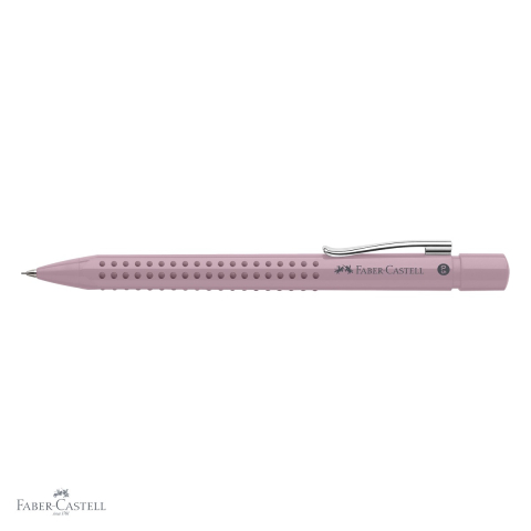 Creion mecanic Faber-Castell Grip 2010 Rose 0.5mm, zona anti-alunecare, forma ergonomica triunghiulara [3]