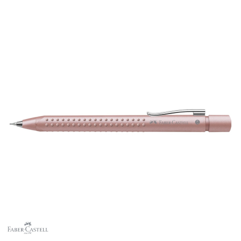 Creion mecanic Faber-Castell Grip 2011 rose pal 0.7mm, sistem anti-alunecare, pentru scriere fluenta [3]