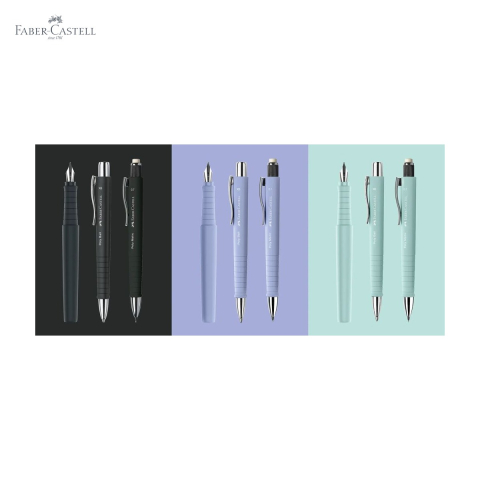 Creion mecanic Faber-Castell Poly Matic 0.7mm bleu Caraibe, grip ergonomic triunghiular [4]