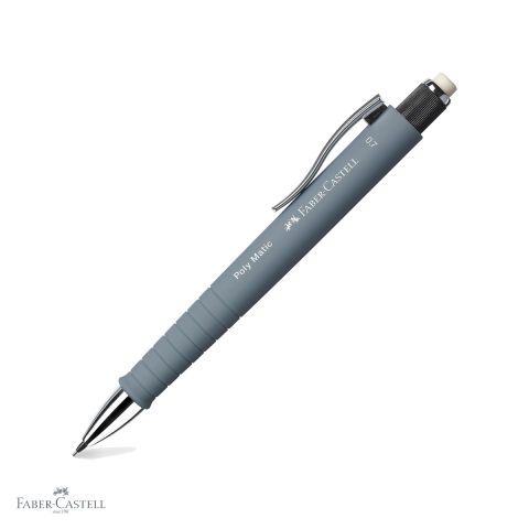 Birotica papetarie - Creion mecanic Faber-Castell Poly Matic 0.7mm, grip ergonomic triunghiular, pentru scriere confortabila