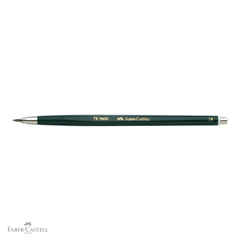Creion mecanic Faber-Castell TK 9400 2mm 2B pentru desen tehnic si schite profesionale [3]