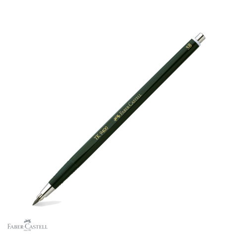 Birotica papetarie - Creion mecanic Faber-Castell TK 9400 2mm duritate 3B pentru desen tehnic si schite