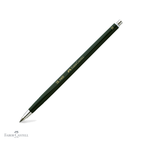 Birotica papetarie - Creion mecanic Faber-Castell TK 9400 2mm duritate H pentru desen tehnic si schite profesionale