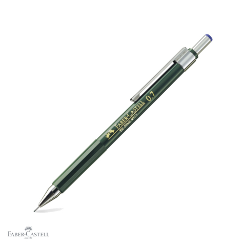 Birotica papetarie - Creion mecanic Faber-Castell TK-Fine 0.7mm cu varf retractabil pentru scris si desen