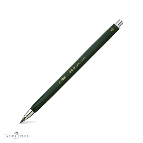 Birotica papetarie - Creion mecanic Faber-Castell TK9400 3.15mm 4B pentru desen tehnic si schite profesionale
