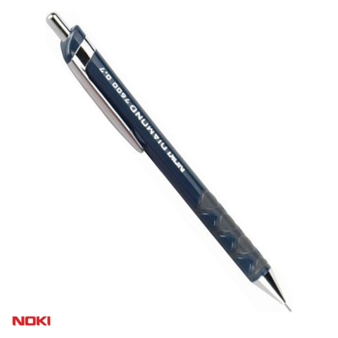 Birotica papetarie - Creion mecanic NOKI Diamond, mina 0.7 mm, grip ergonomic, bleumarin